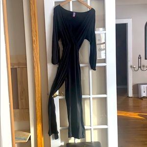 Black long sleeve jumpsuit